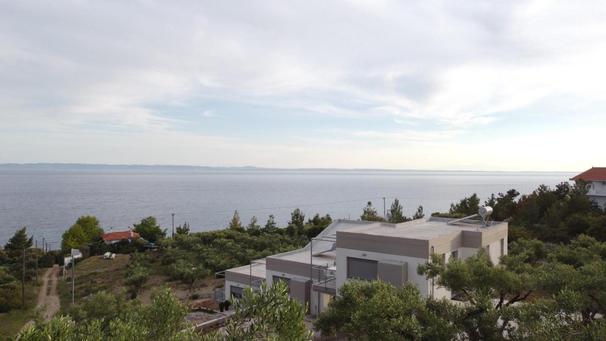 Enelia Villa Vatopédhion Bagian luar foto