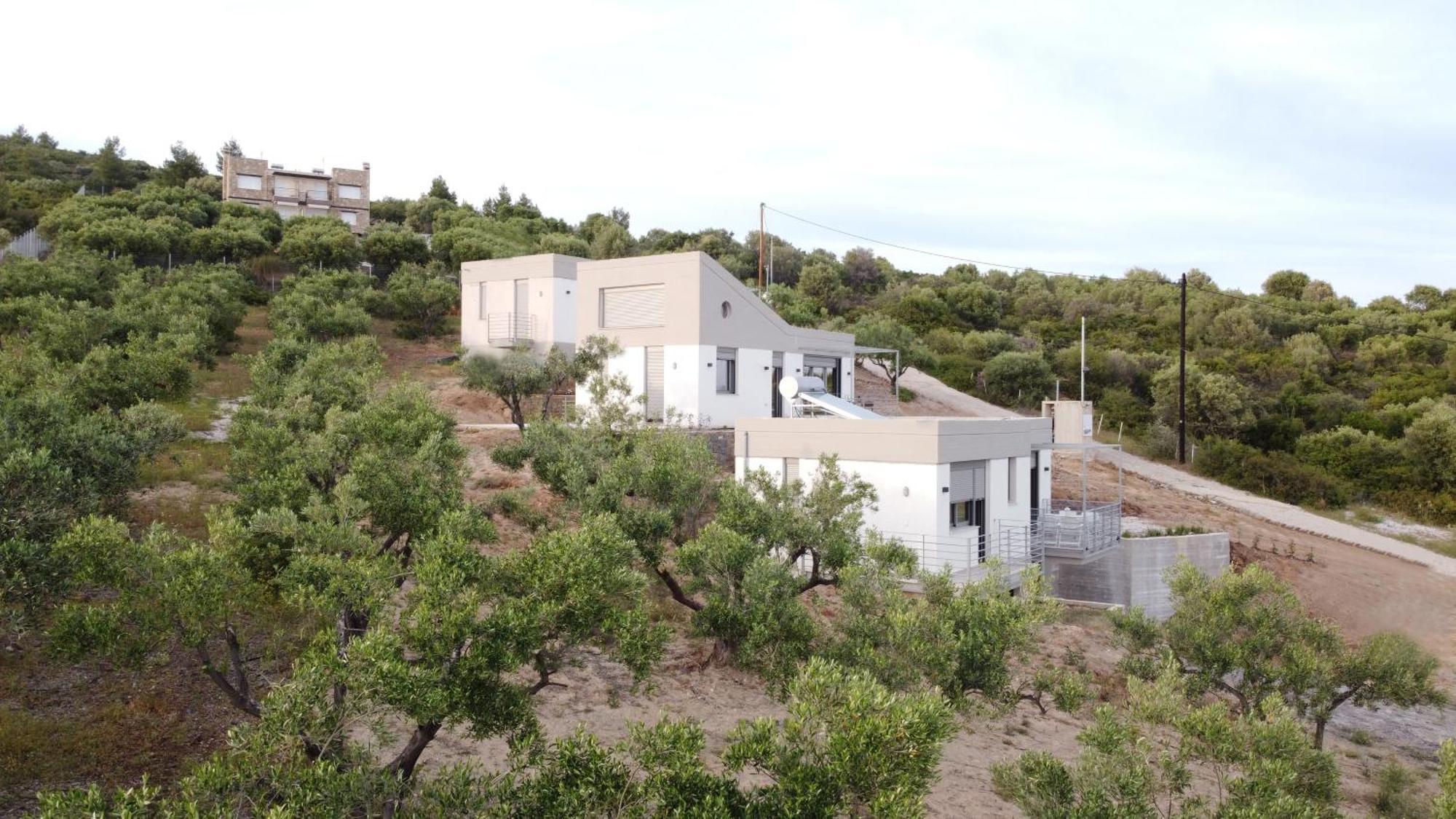 Enelia Villa Vatopédhion Bagian luar foto