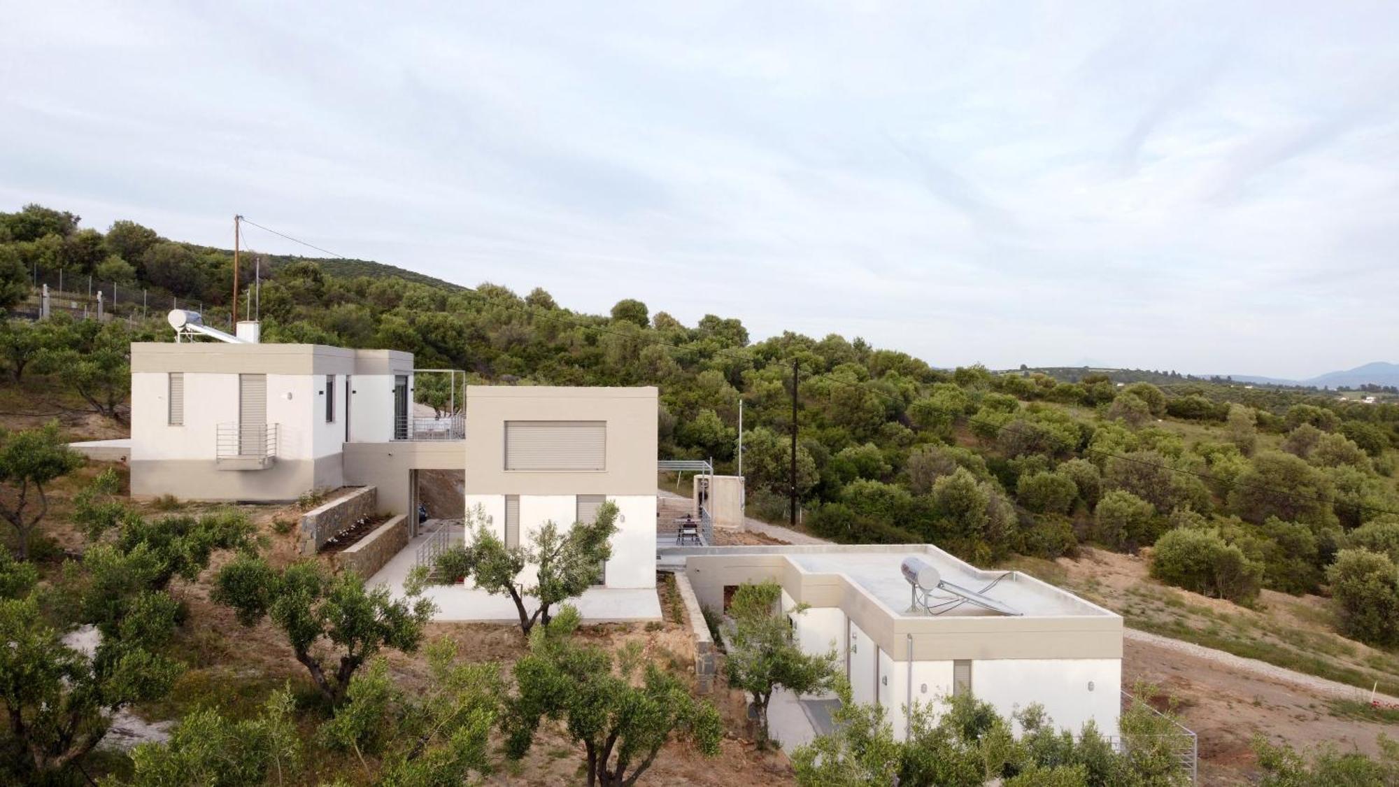 Enelia Villa Vatopédhion Bagian luar foto